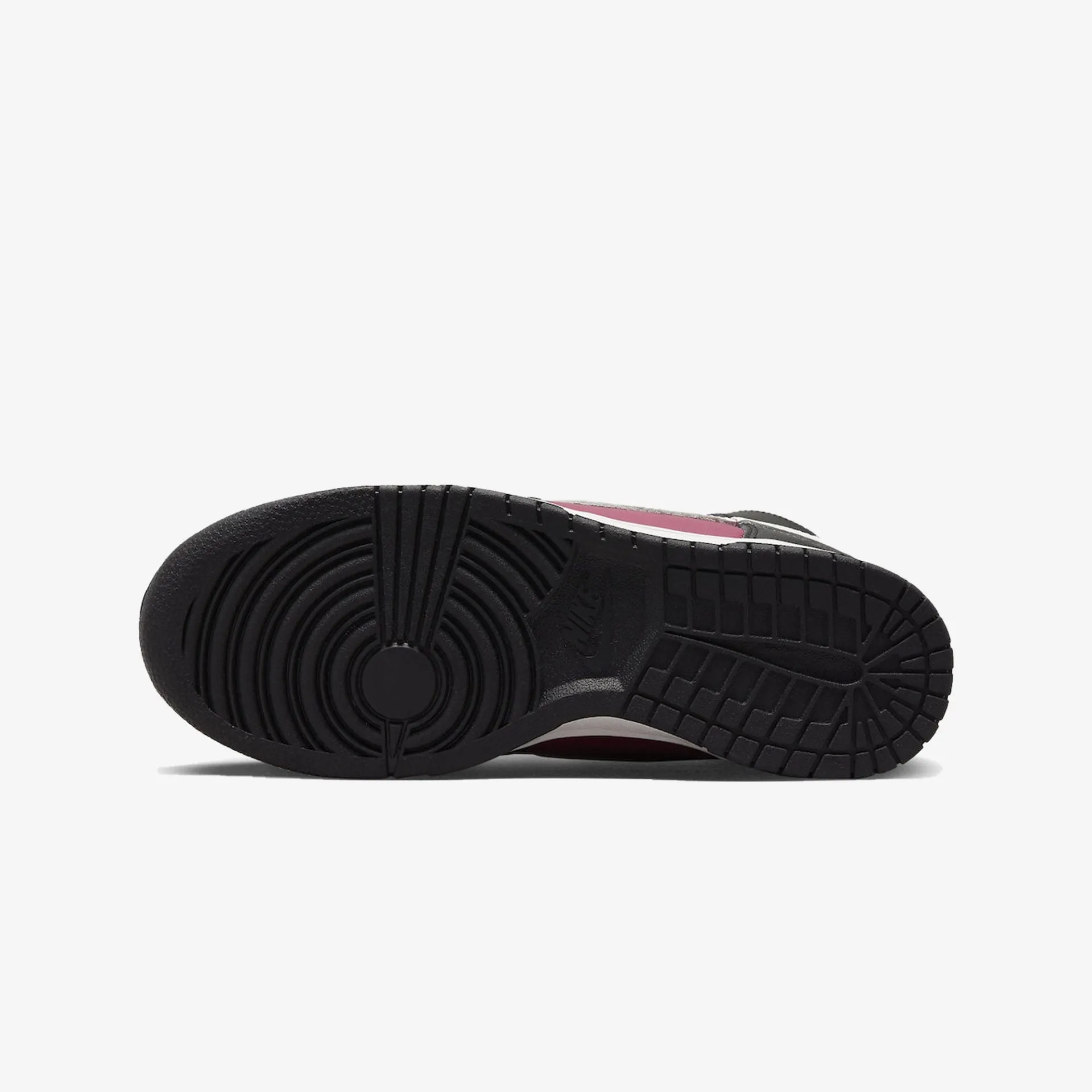 Nike | WMN'S DUNK HIGH  { BLACK/SUMMIT WHITE/ROSEWOOD