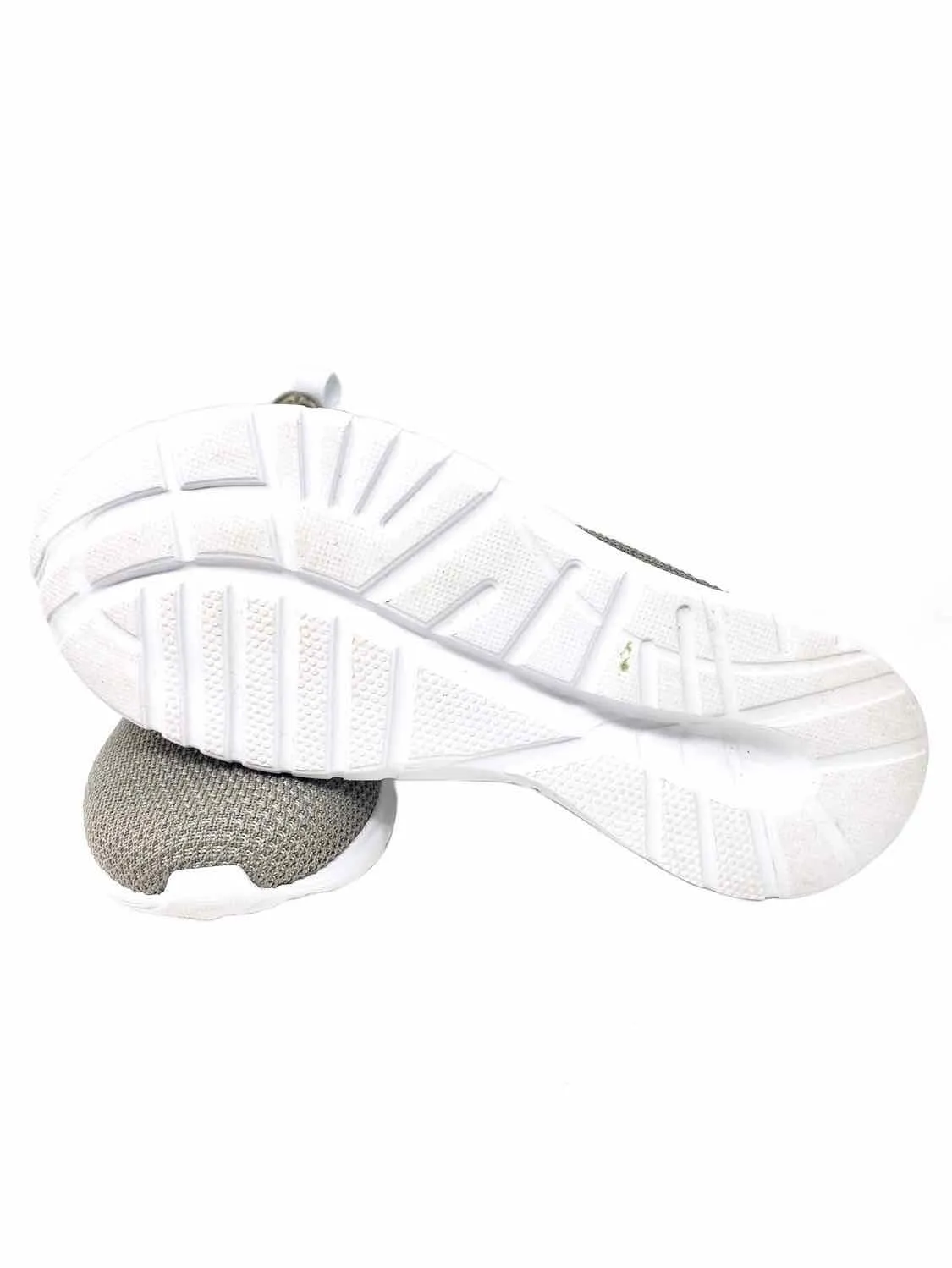 Nisolo Women's Gray Lace-up Knit Size 7.5 Sneakers