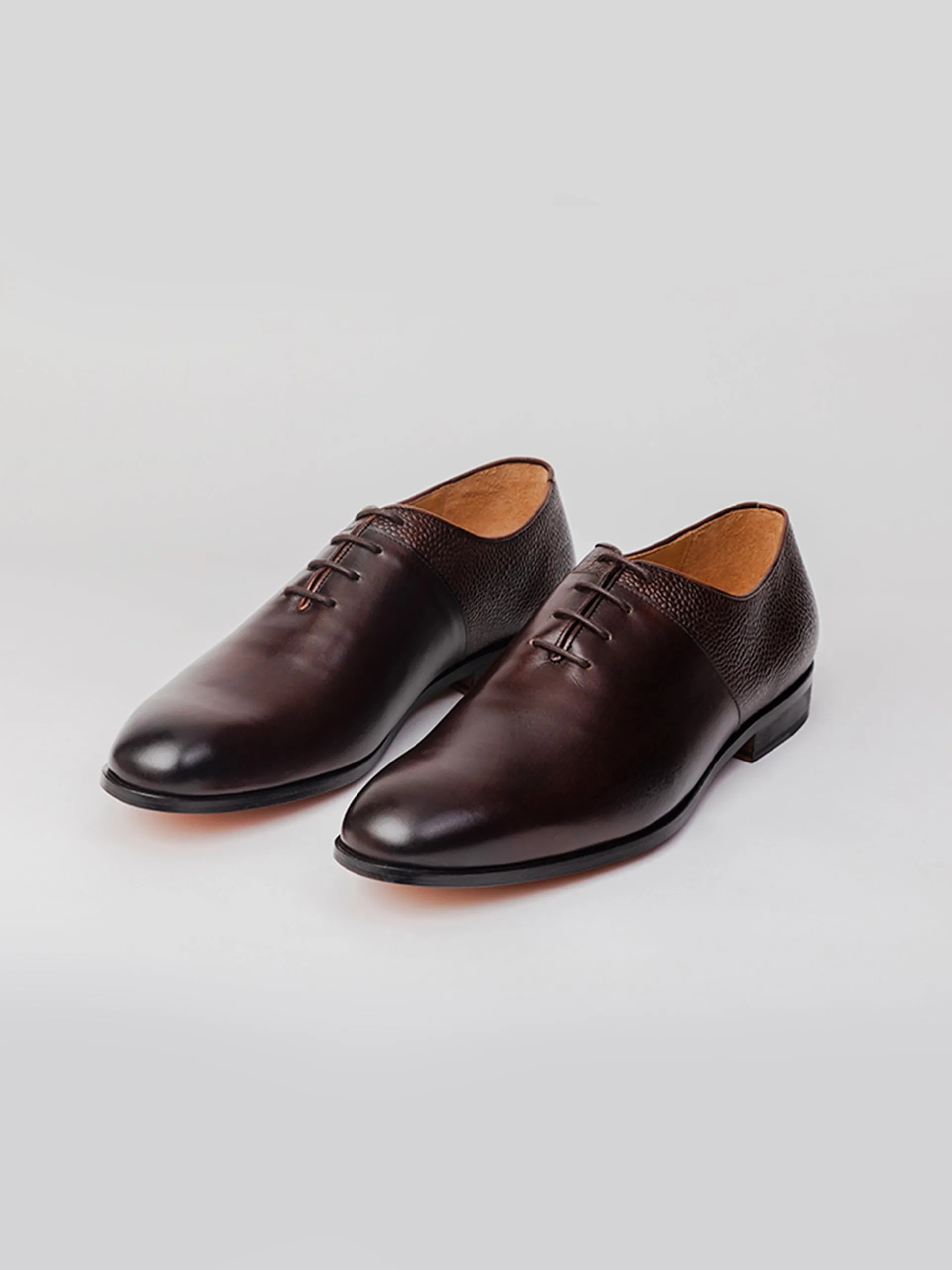 Nomad Textured  Oxford - Dark Brown