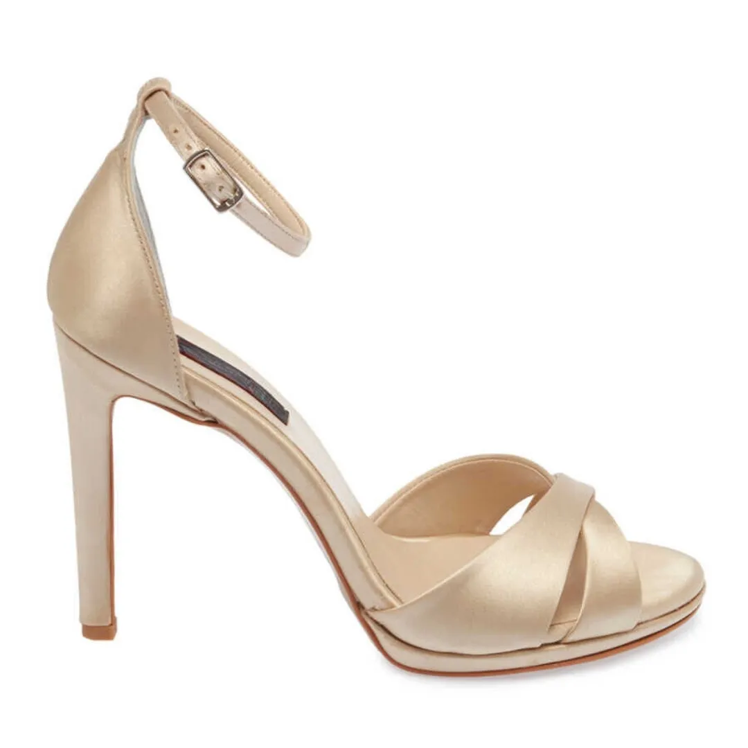 Nude Textile Women's Evening Shoes - SCB-A67401