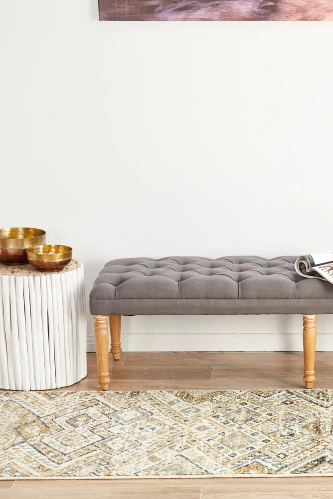 Oxford 433 Runner Rug (Bone) by Rug Culture