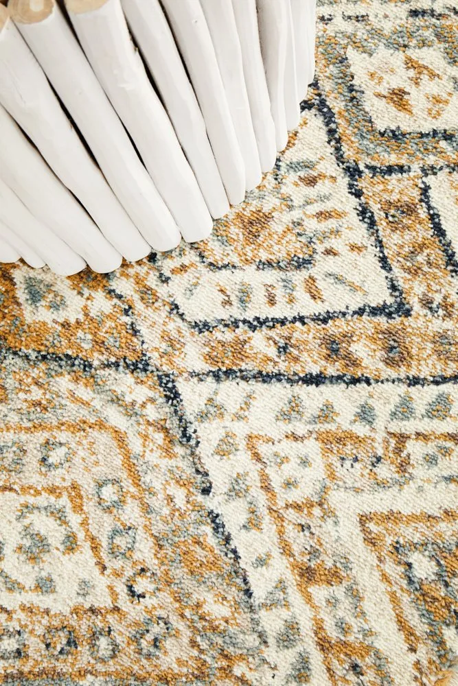 Oxford 433 Runner Rug (Bone) by Rug Culture