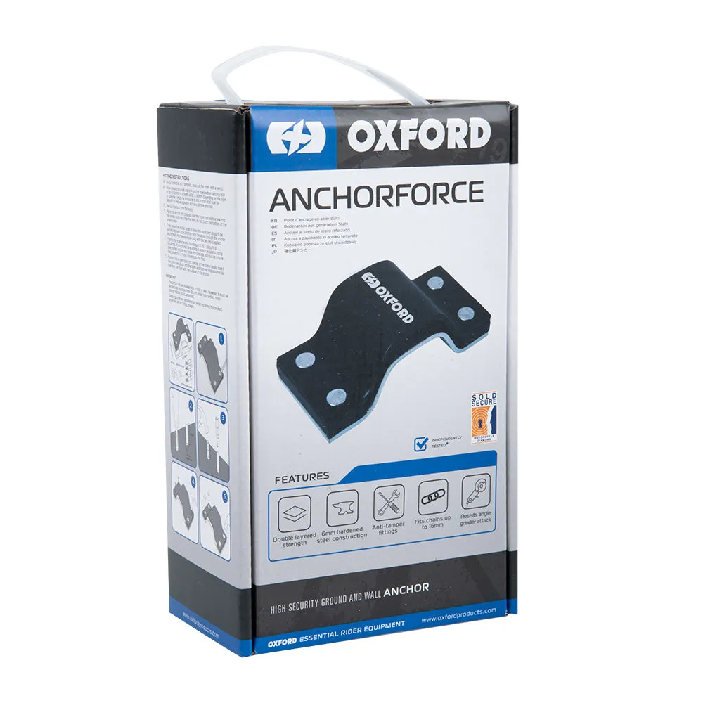 Oxford Force Ground Anchor Secure Motorcycle
