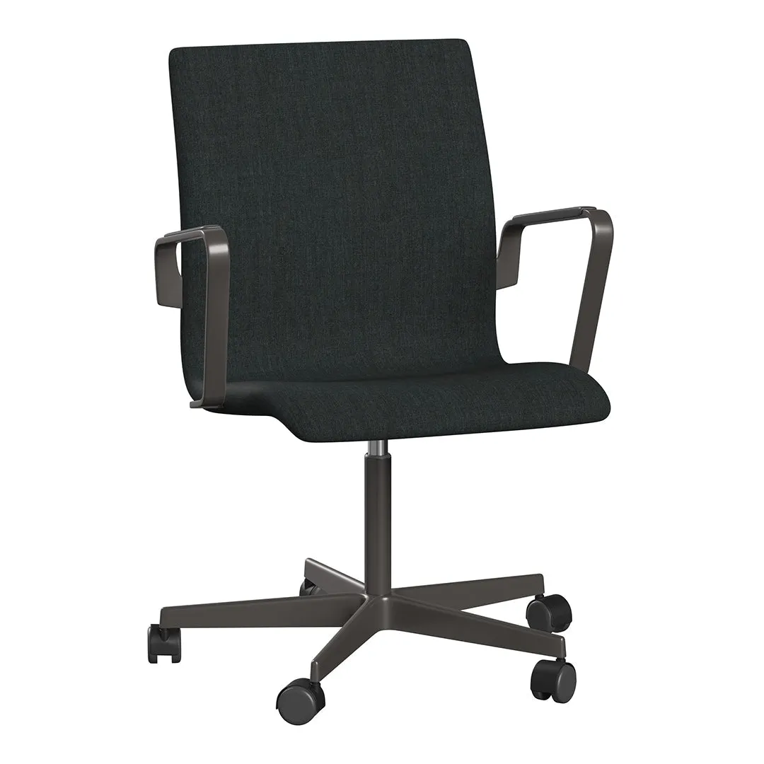 Oxford Low Back Office Armchair - 5 Star Base & Castors w/ Return