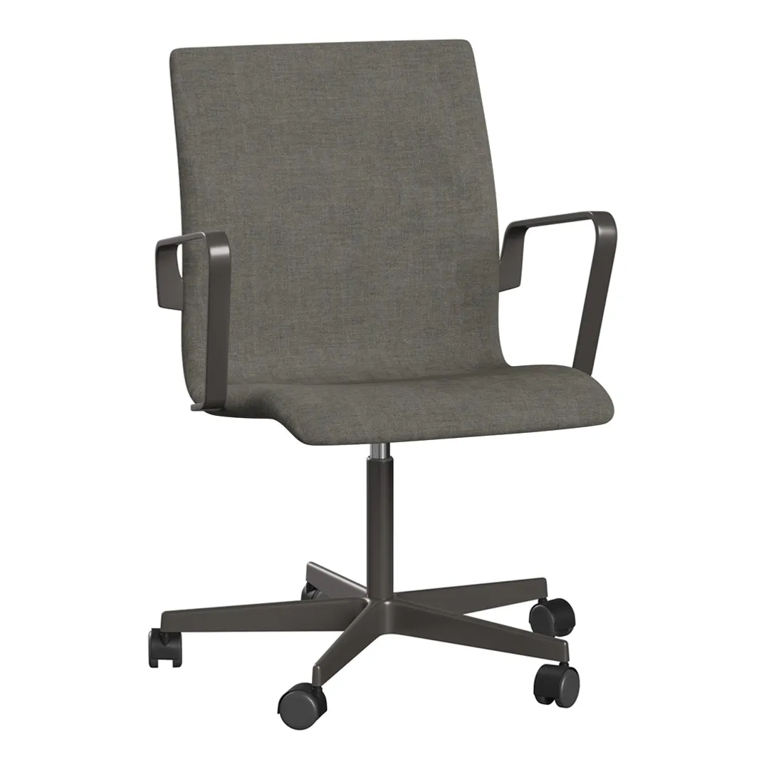 Oxford Low Back Office Armchair - 5 Star Base & Castors w/ Return