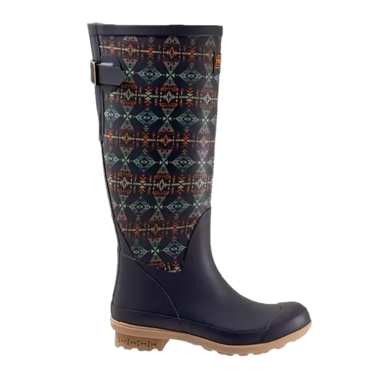 Pendleton® Ladies Diamond Peak Navy Tall Rubber Boots PW2264-410