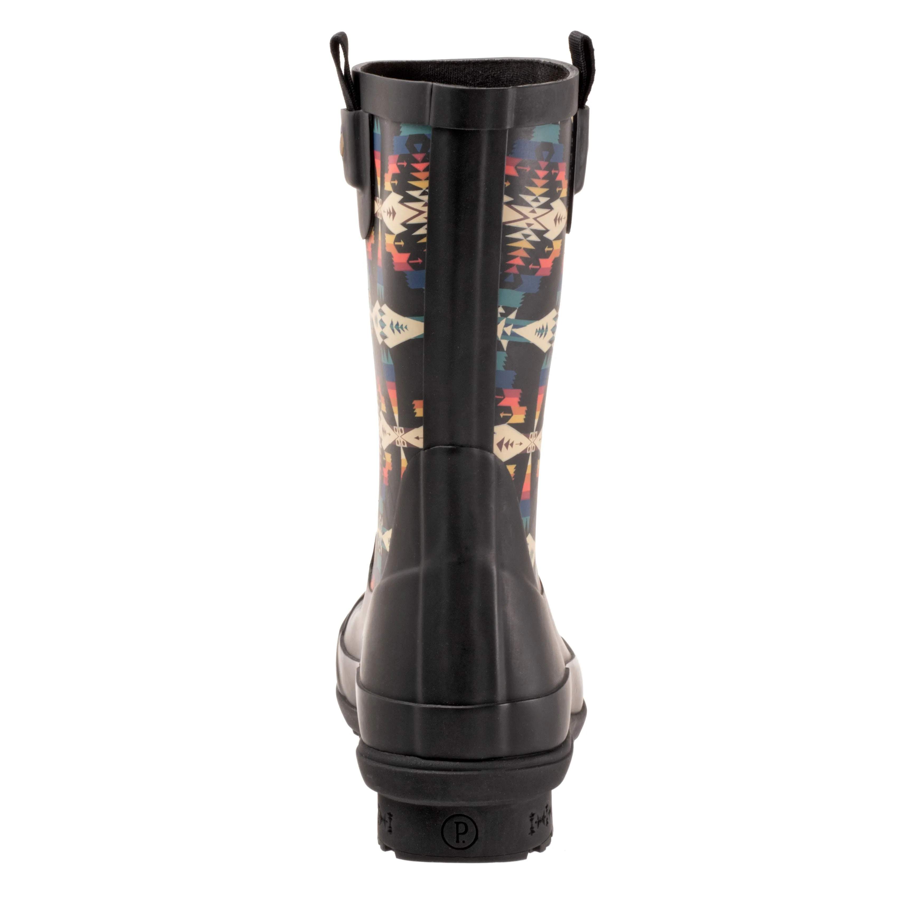 Pendleton Women's Black Tucson Mid Rain Boot