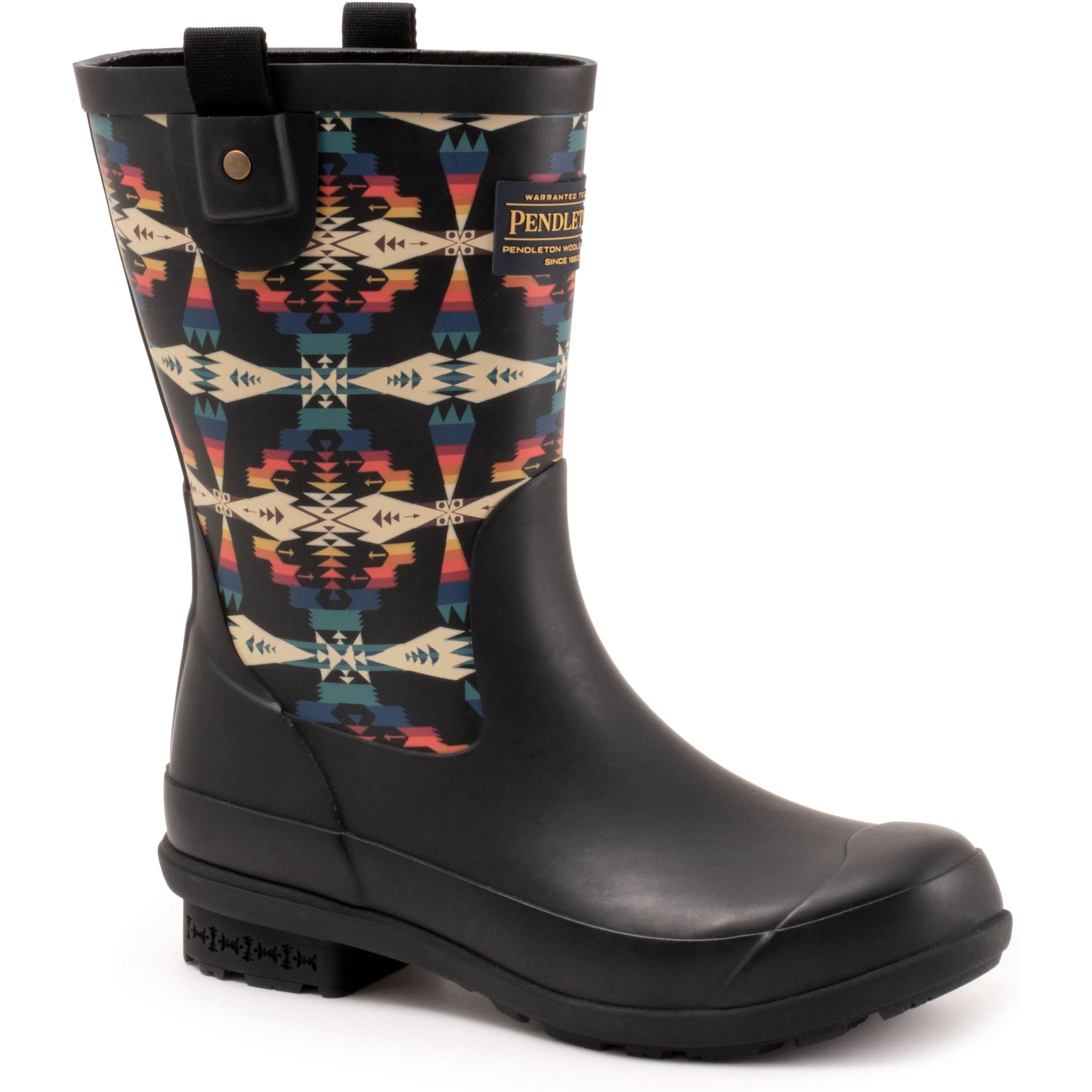Pendleton Women's Black Tucson Mid Rain Boot