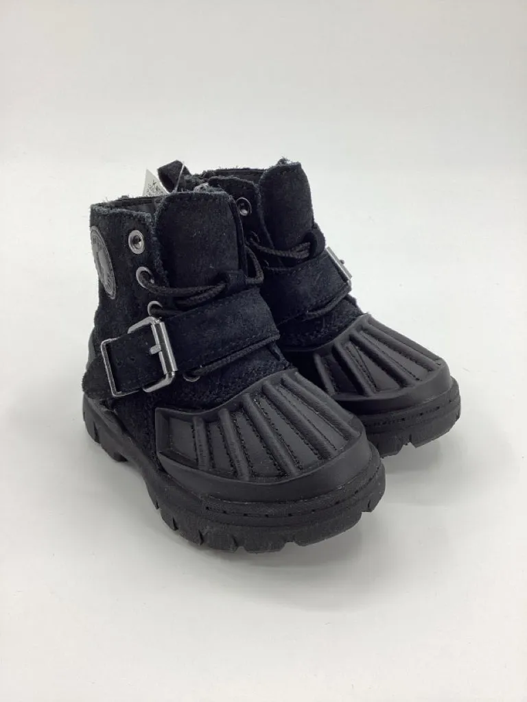 Polo by Ralph Lauren Child Size 5 Toddler Black Rain/Snow Boots
