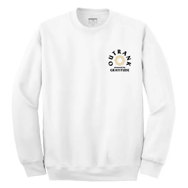 Powered by Gratitude Crewneck Fleece