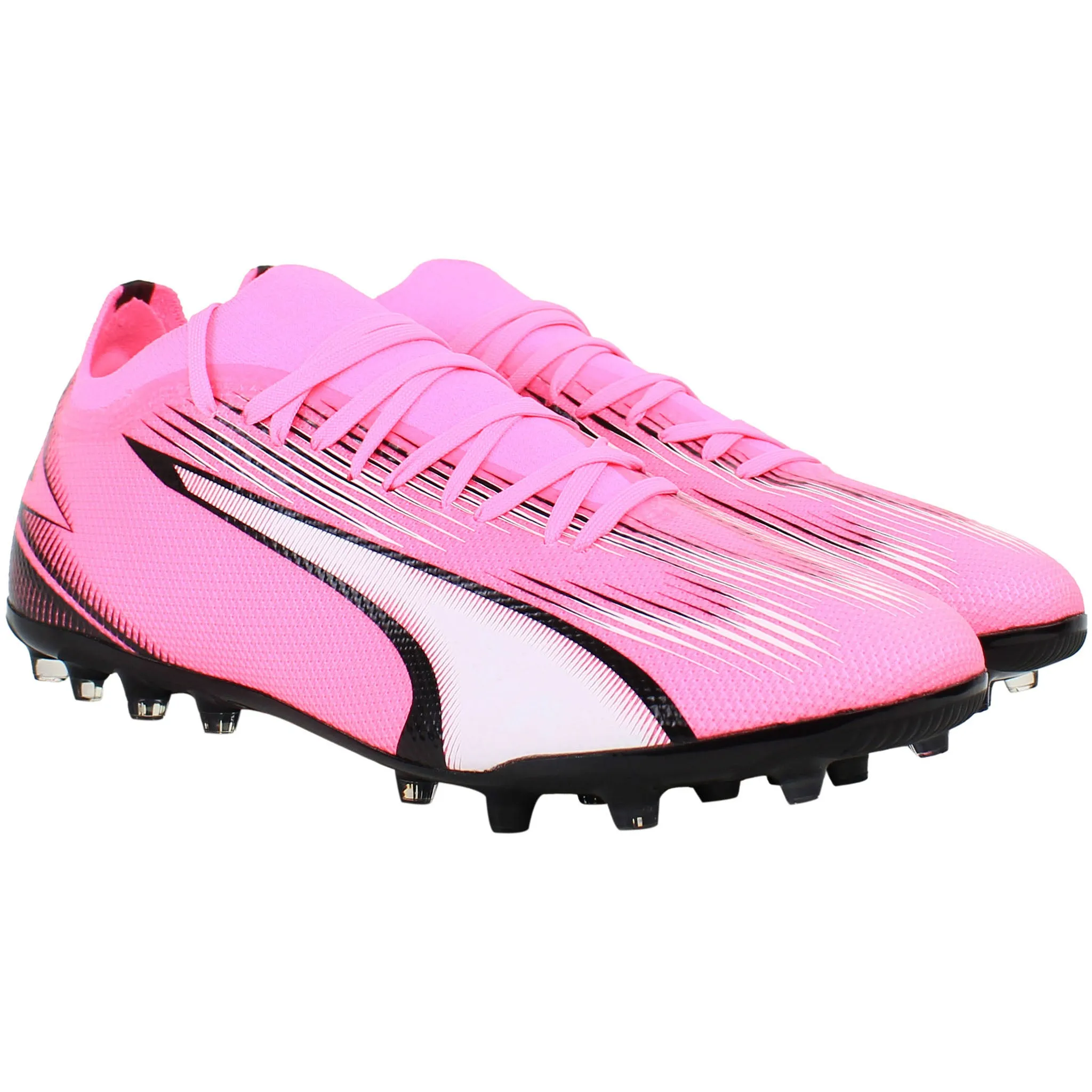 Puma Ultra Match MG Mens Pink Football Boots