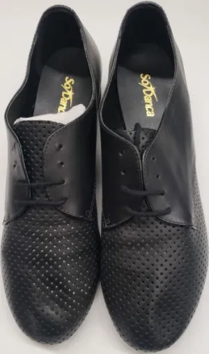 Ramondre-- Men's Standard Ballroom Oxford -- Black