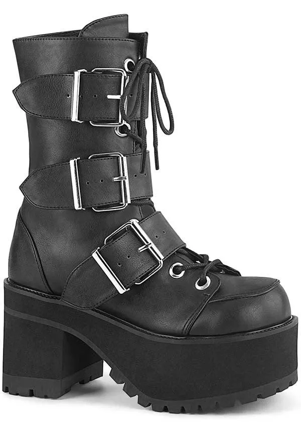 RANGER-308 [Black] | PLATFORM BOOTS [PREORDER]