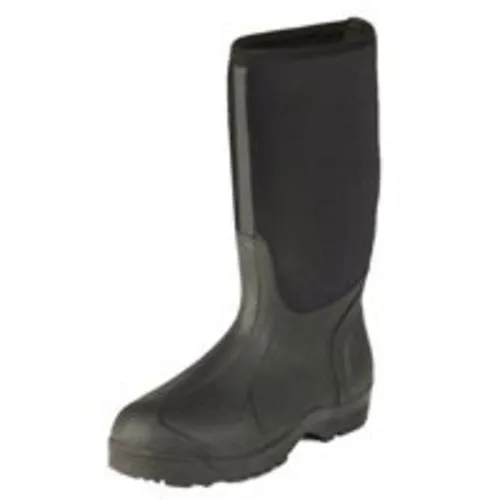 Ranger 67502-11 Outdoor Comfort Series Rubber/Neoprene Boots, Black, Size 11