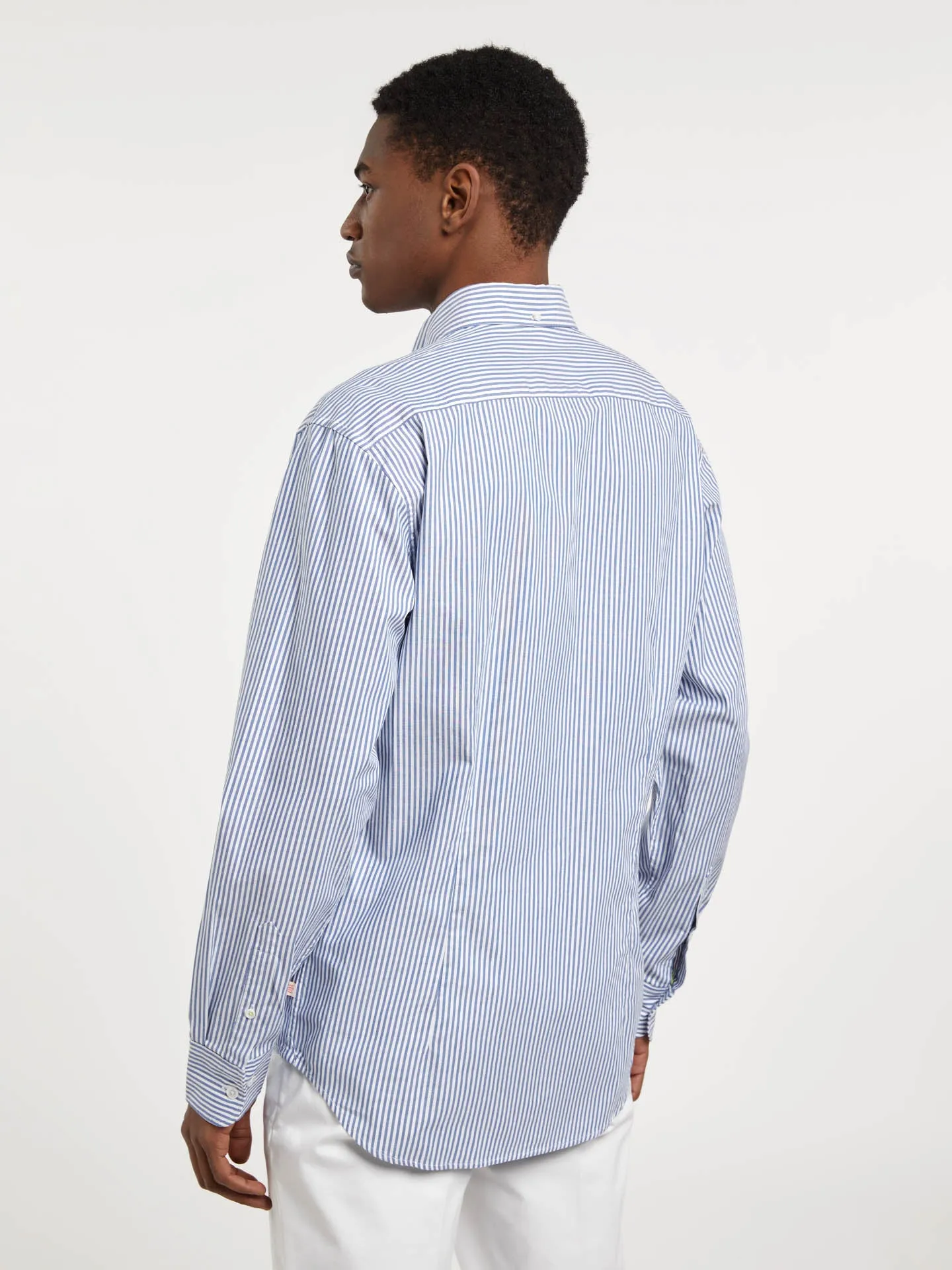 Respekt slim fit striped oxford shirt