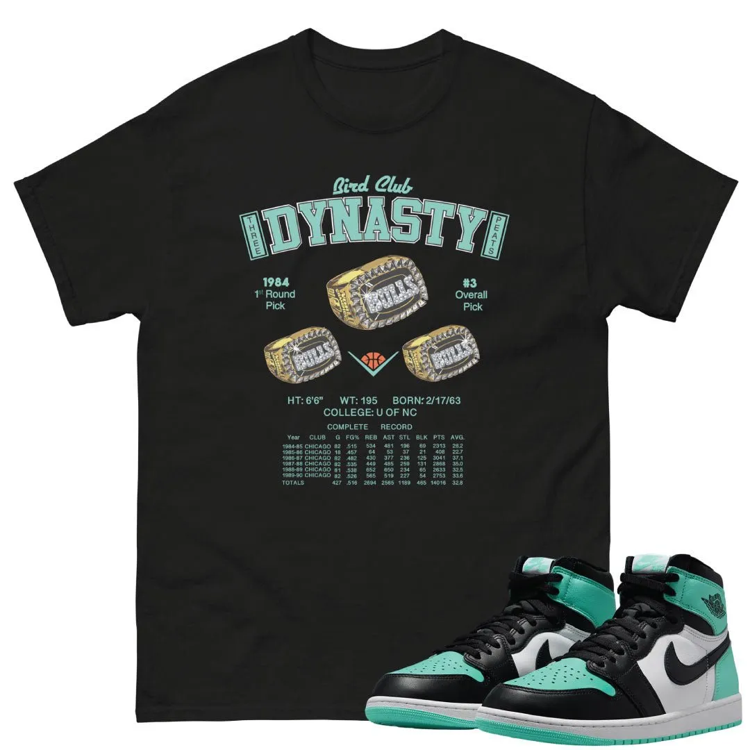 Retro 1 "Green Glow" Dynasty Shirt