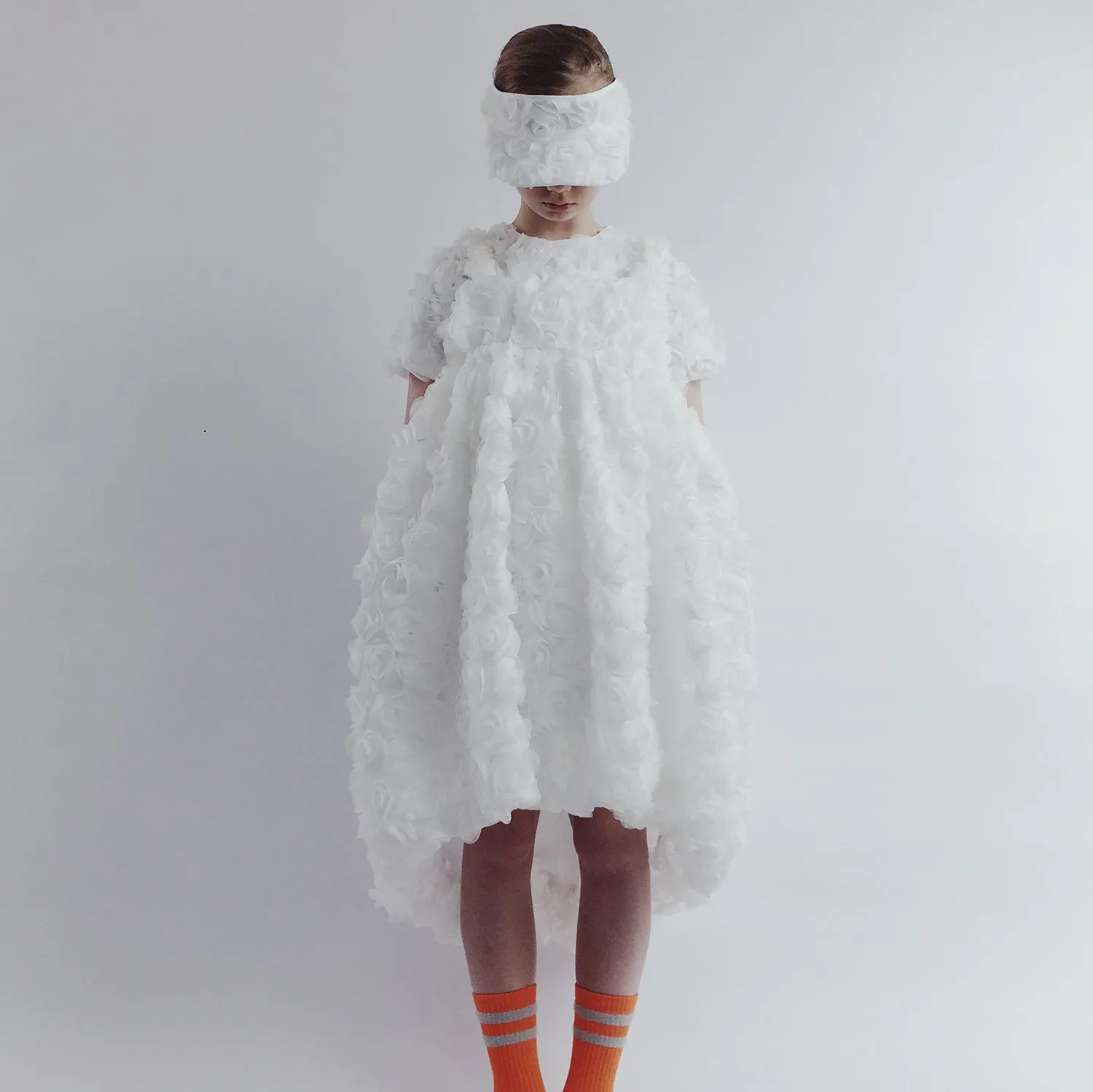 Rose Appliqué Dress