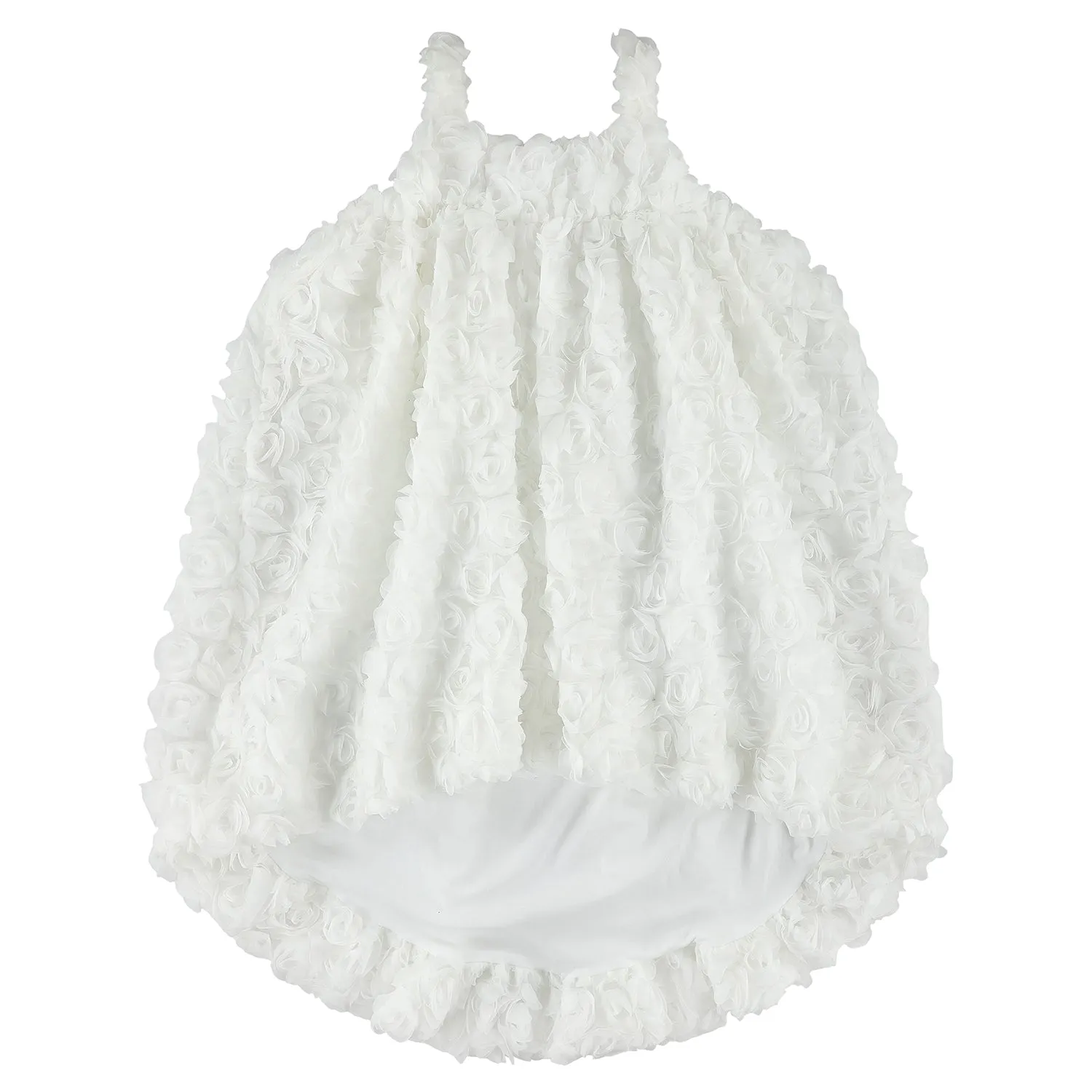 Rose Appliqué Dress