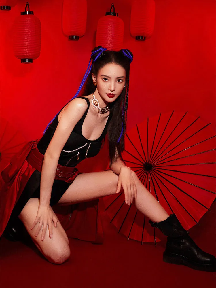 ROSENROT tall boots