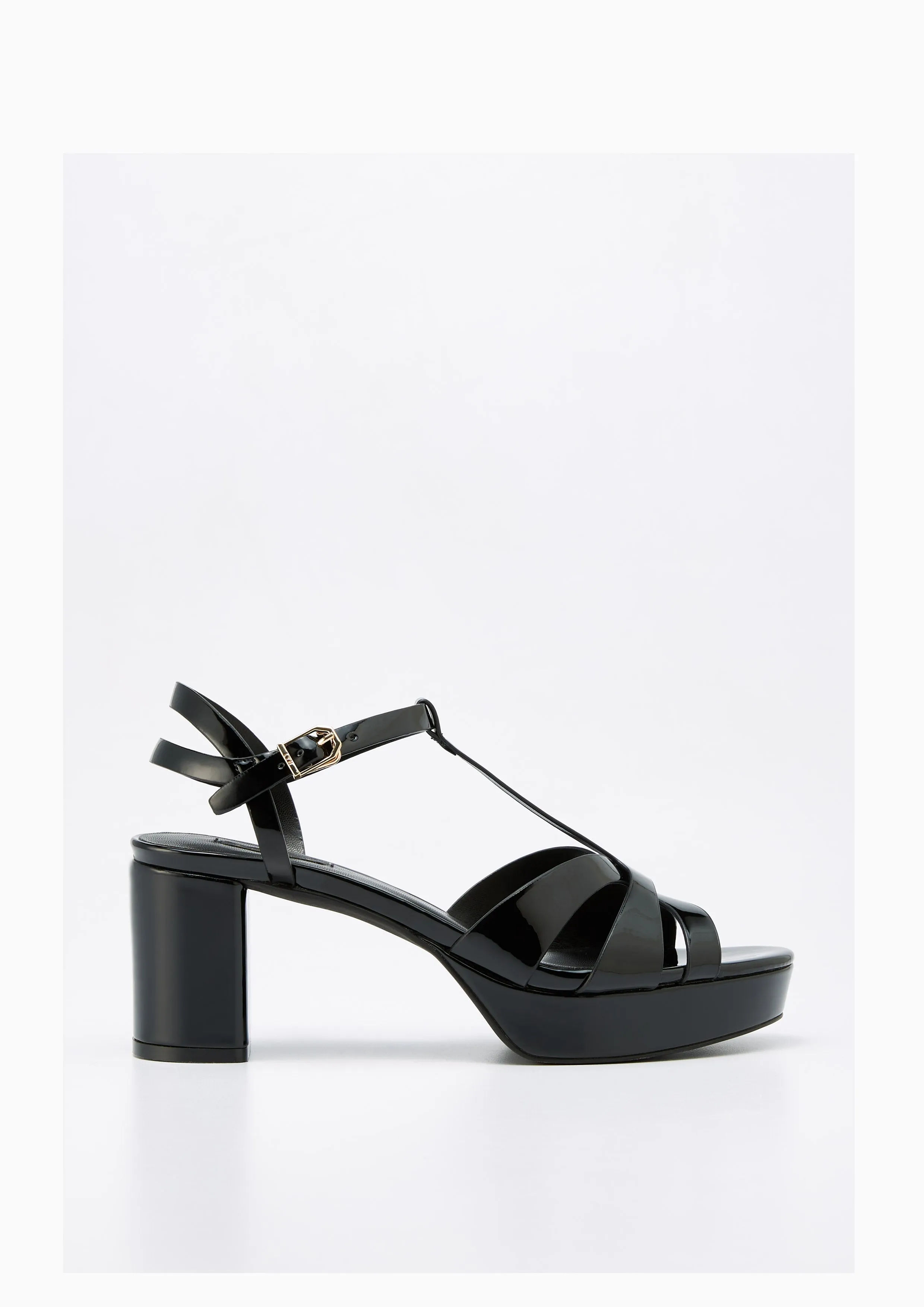 Sabella Platform Mid Heels - Black