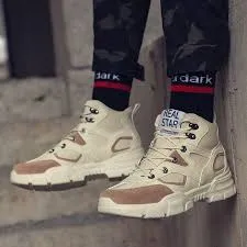 SHEIN Color Block Combat Army Ankle Boots