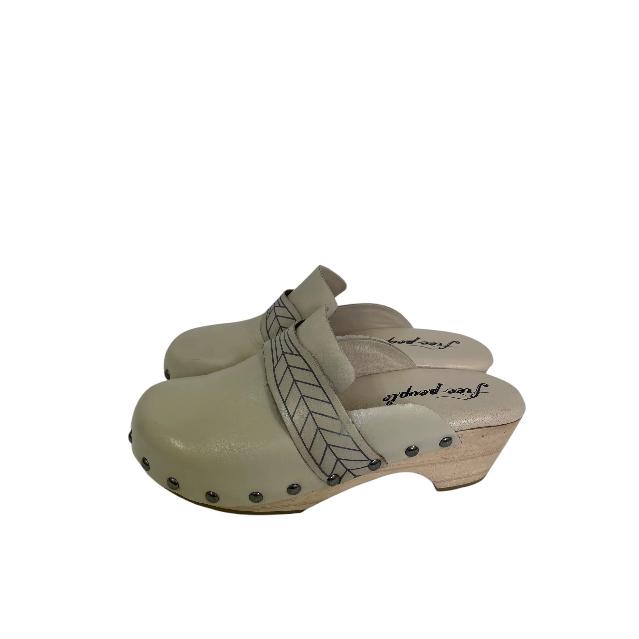 SHOES HEELS PLATFORM by FREE PEOPLE In BEIGE, Size: 6.5
