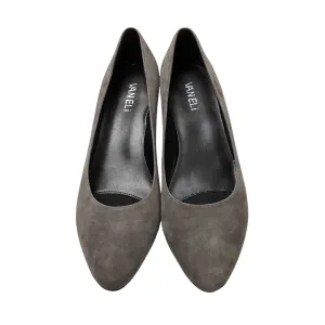 Shoes Heels Platform By Vaneli In Grey, Size: 8