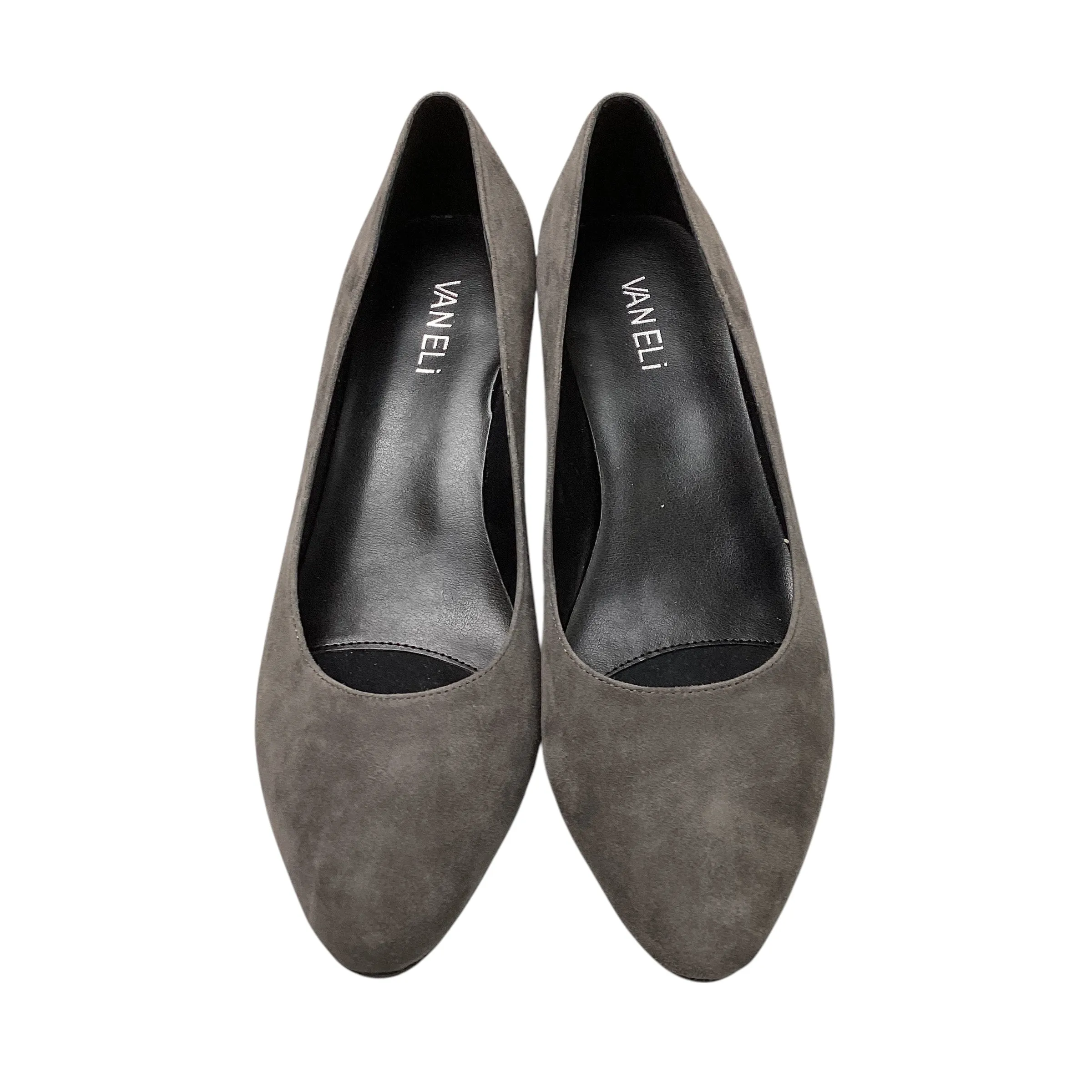Shoes Heels Platform By Vaneli In Grey, Size: 8