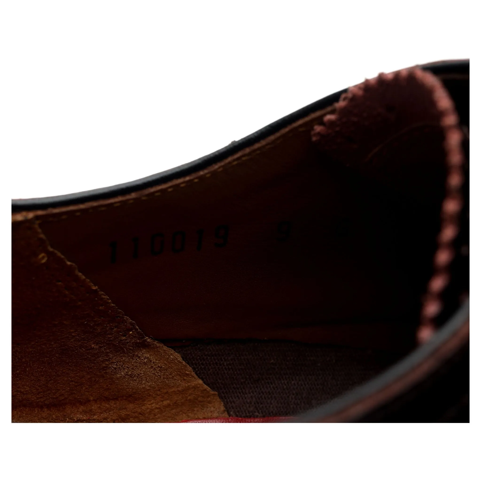 'Sid' Burgundy Leather Derby Brogues UK 9 G