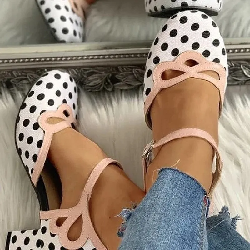 Sohiwoo woman formal Casual Block Mid Heel Pumps Ankle Strap Dress Heels