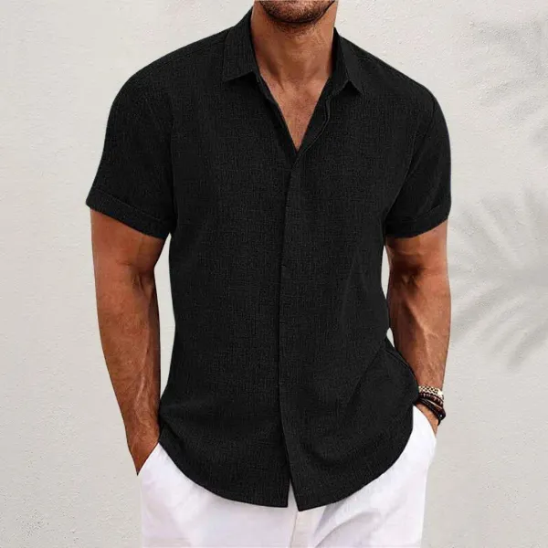 SPARIX™ | Linen Short-Sleeved Shirt