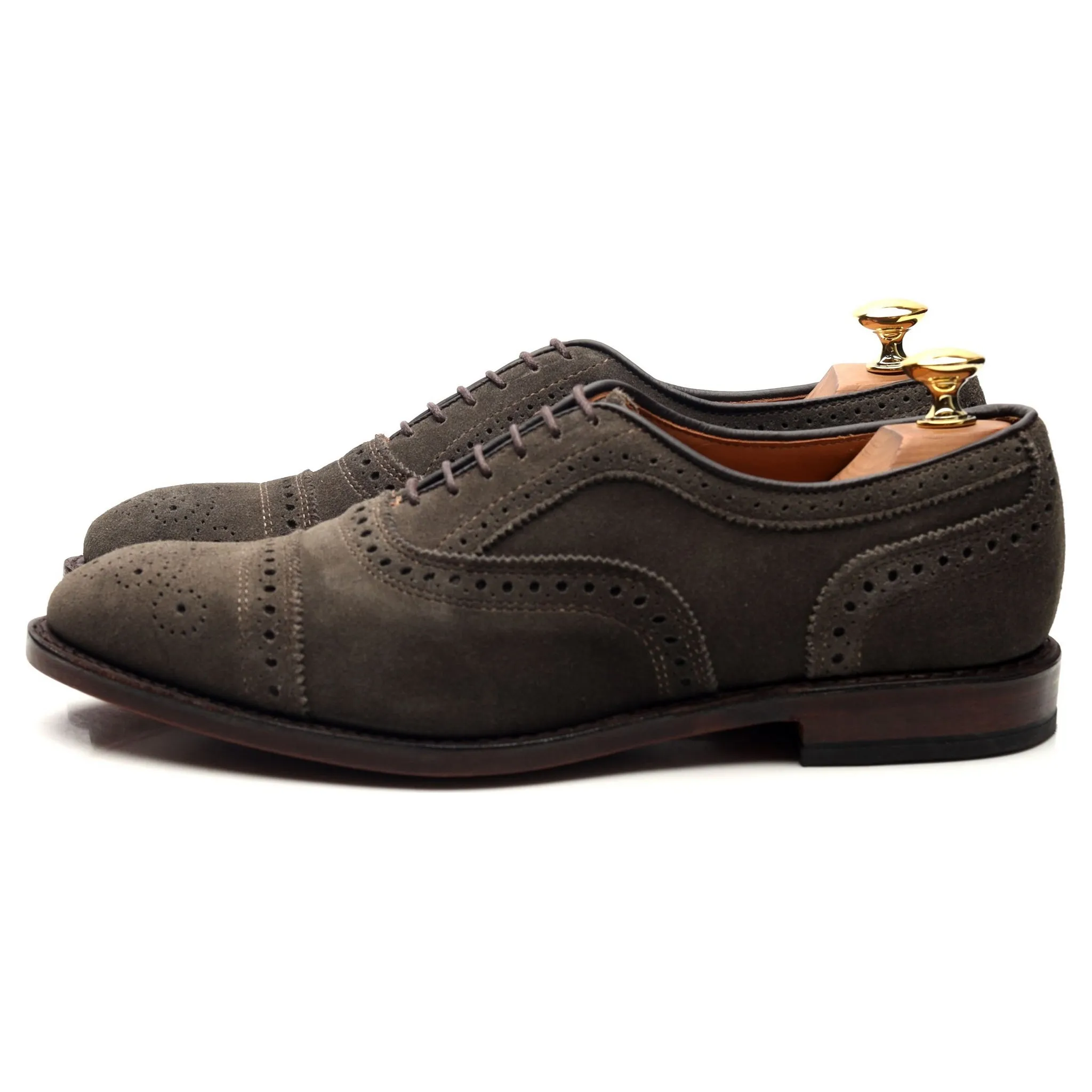'Strand' Grey Suede Oxford Brogues UK 6.5 US 7.5 D