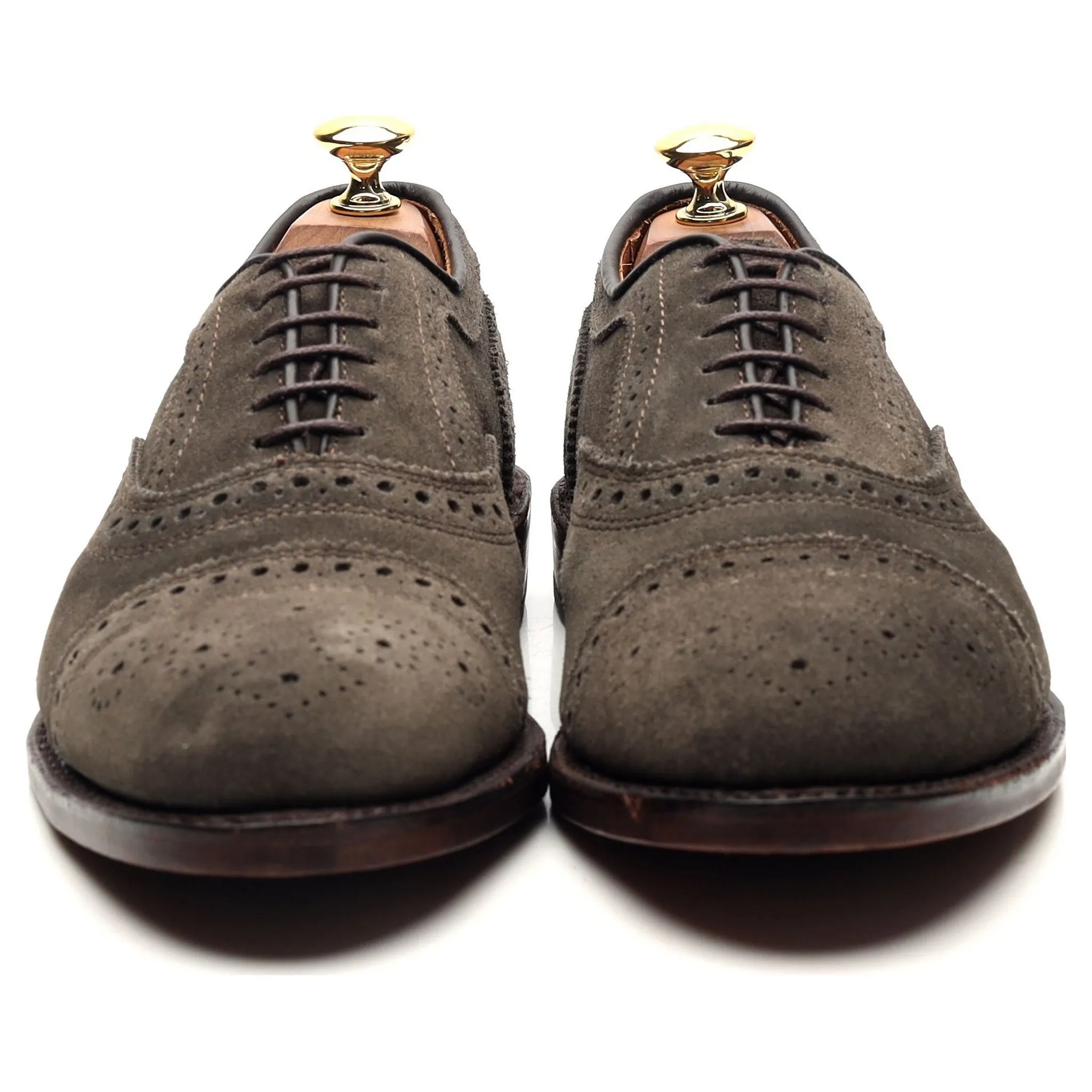 'Strand' Grey Suede Oxford Brogues UK 6.5 US 7.5 D