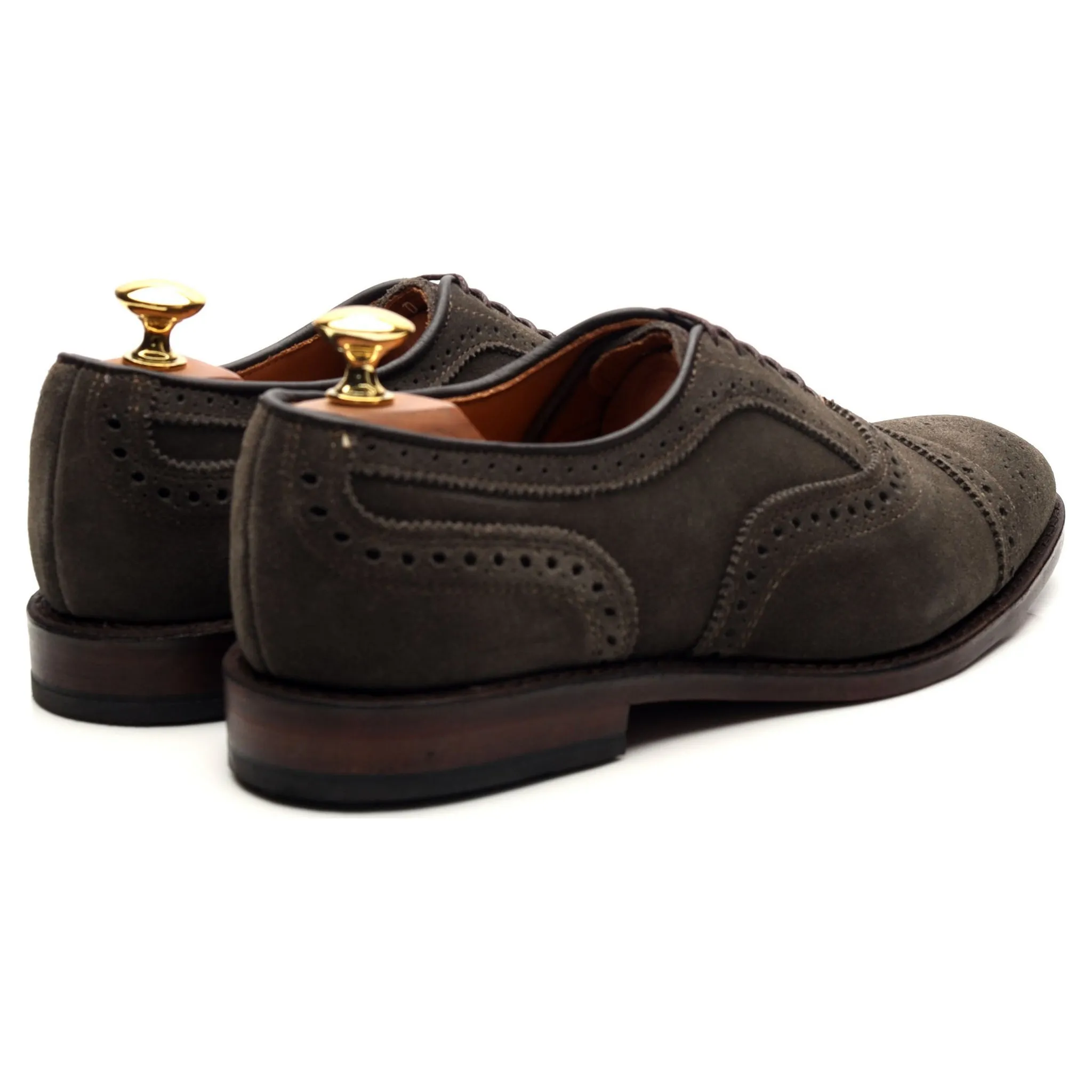 'Strand' Grey Suede Oxford Brogues UK 6.5 US 7.5 D