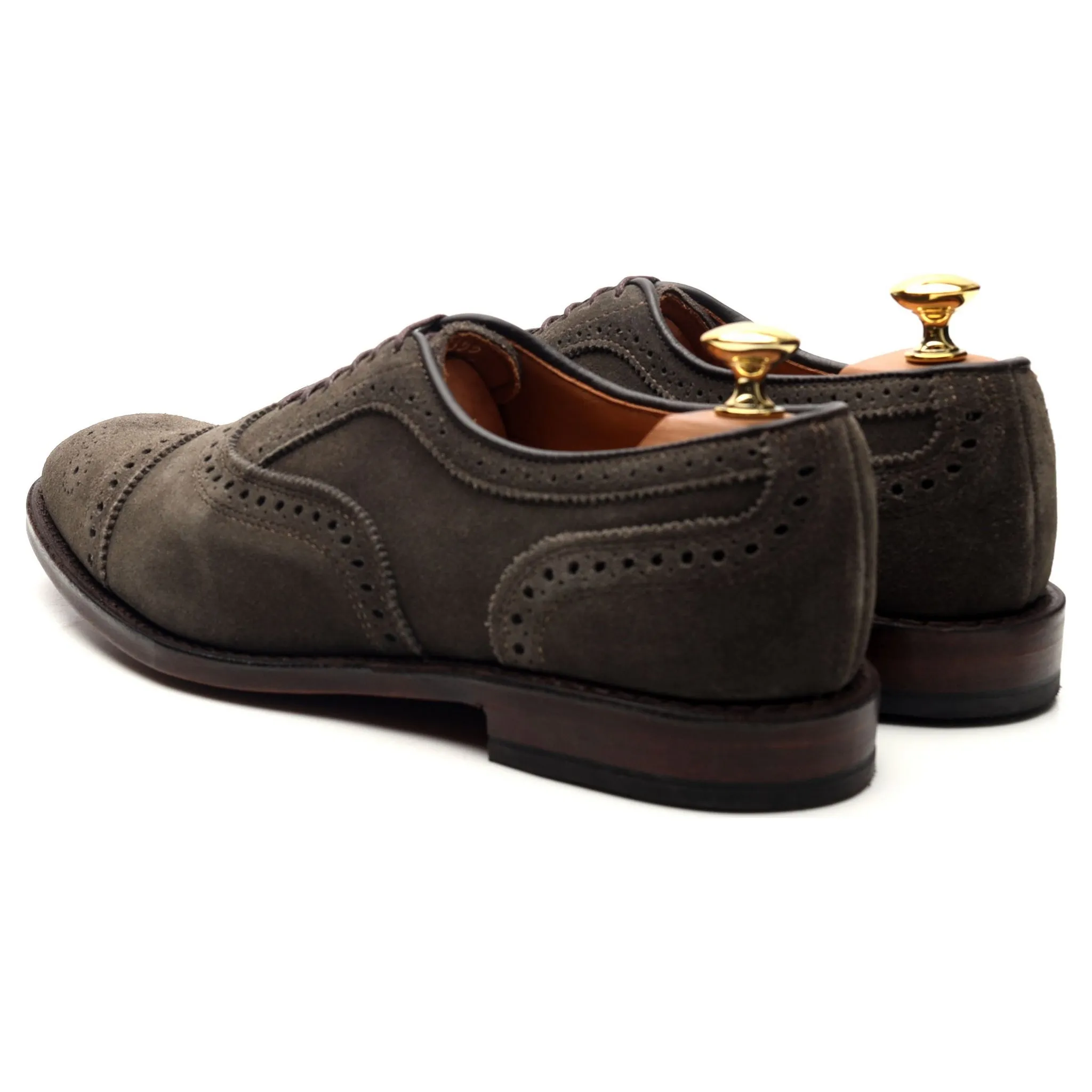 'Strand' Grey Suede Oxford Brogues UK 6.5 US 7.5 D
