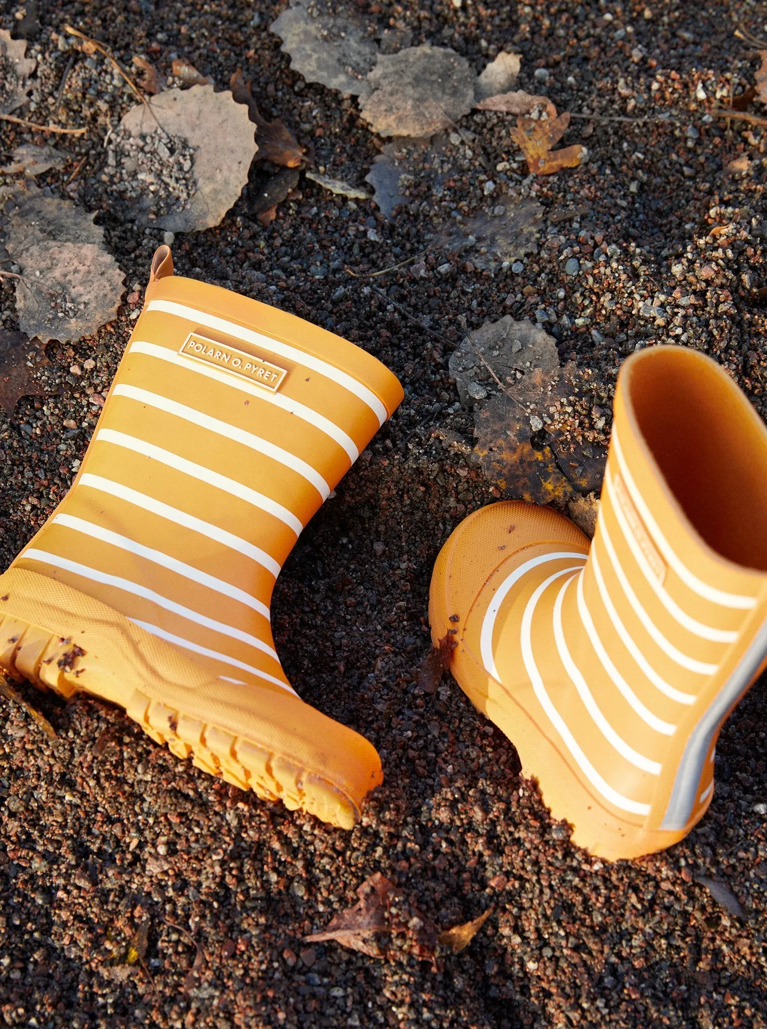 Striped Kids Wellies
