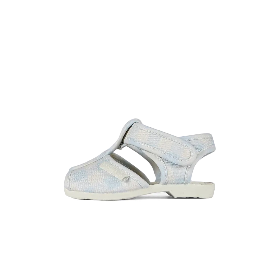 Superga X Drea Chong 1200 Print Baby Strap Sandal Blue Check