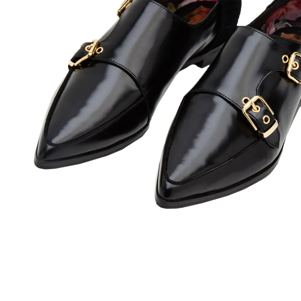 Ted Baker Naoi Monk Shoe in Black