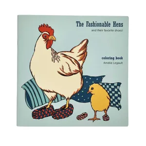 The Fashionable Hens Coloring Book