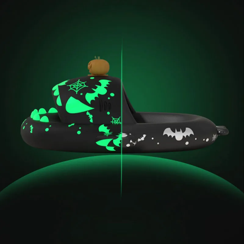 The Luminous Unisex Sizing Slippers Christmas Charms Shark Sandals