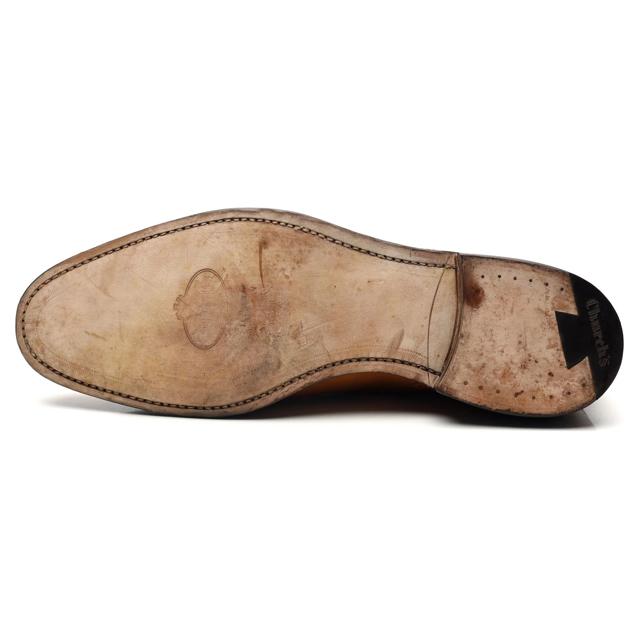 'Toronto' Tan Brown Leather Oxford UK 8 G