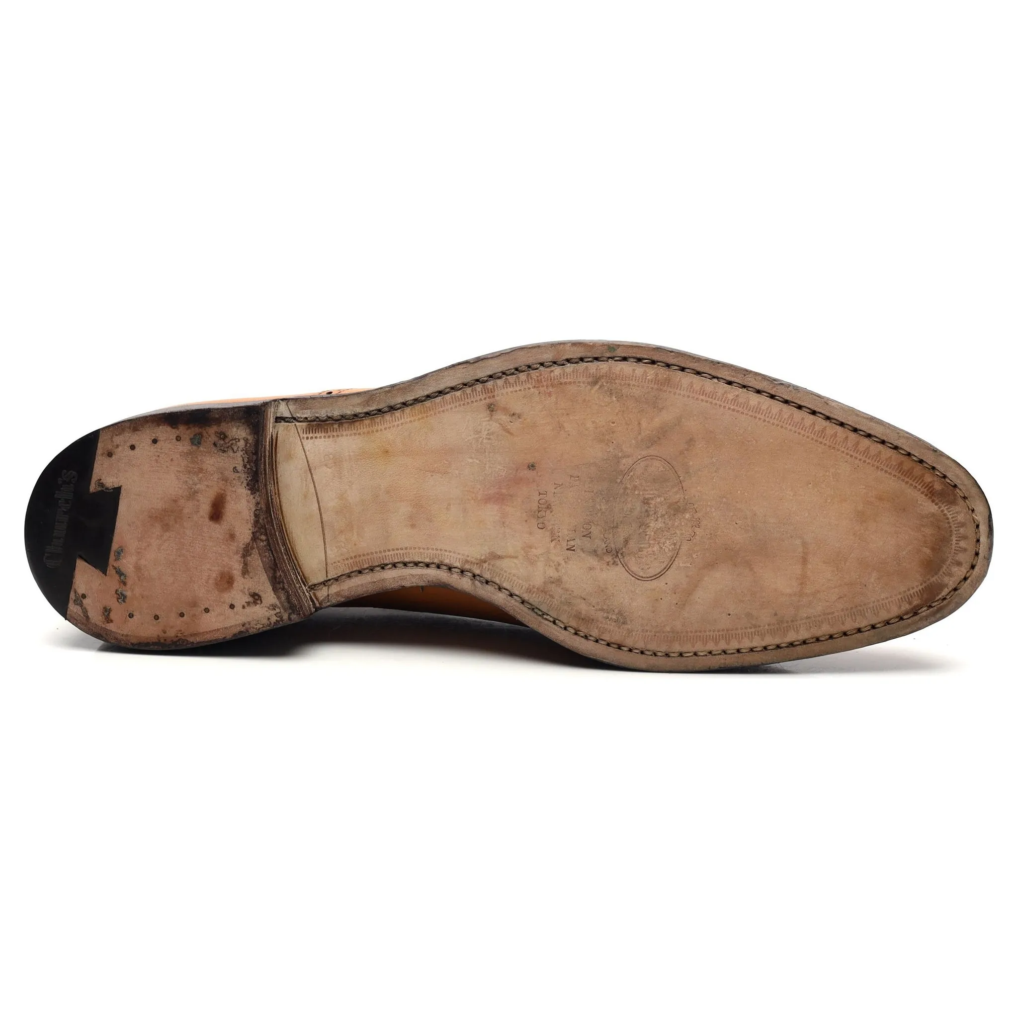 'Toronto' Tan Brown Leather Oxford UK 8 G