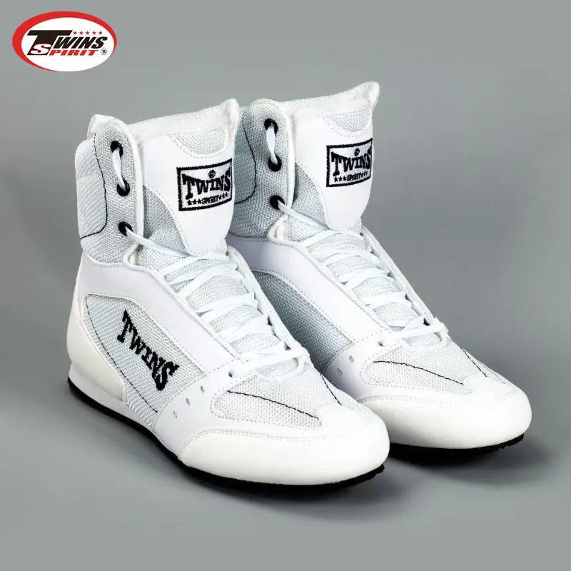 TWINS SPIRIT TBS5 BOXING SHOES BOXING BOOTS EUR 36-45 WHITE