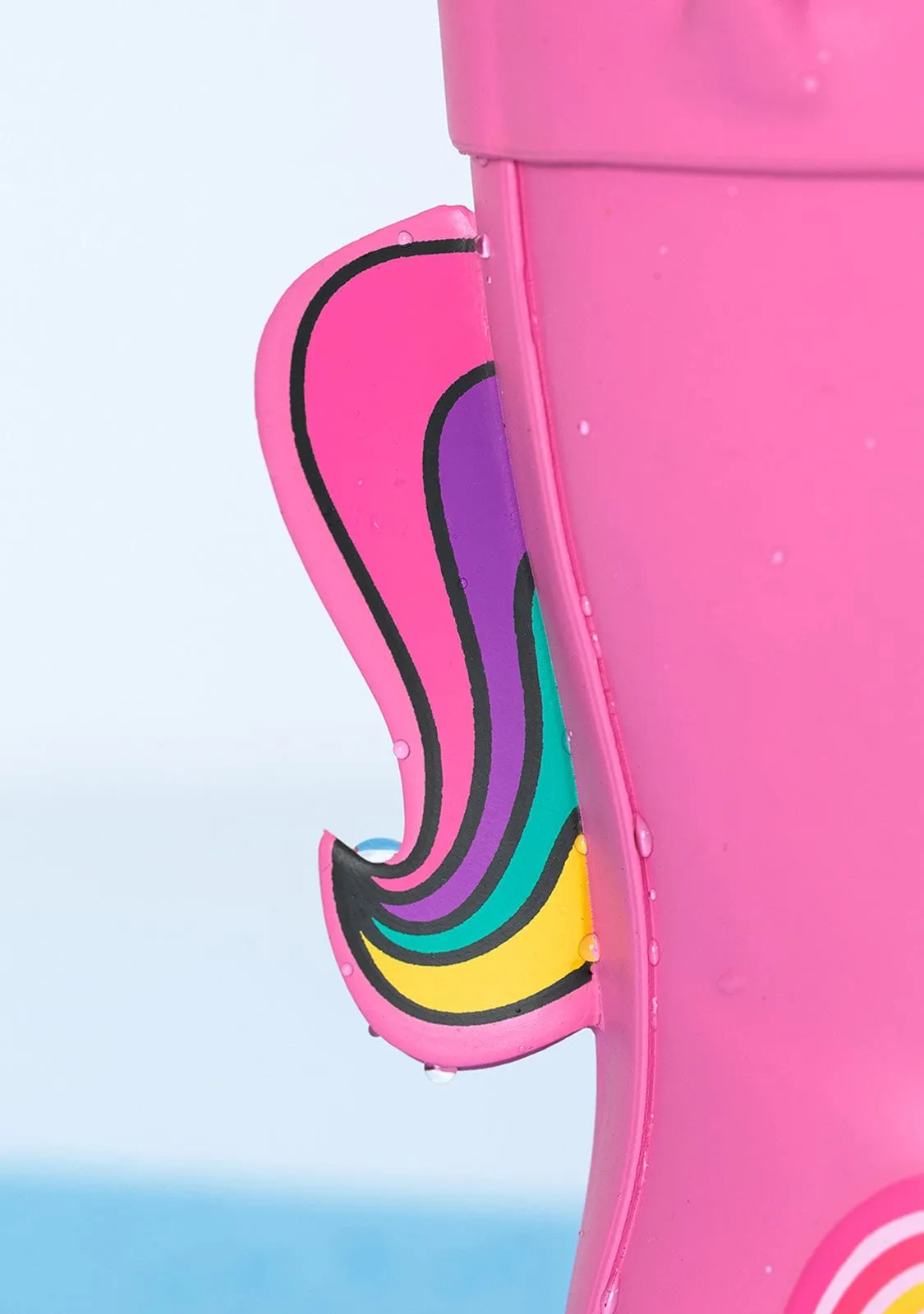 Unicorn Pink Rain Boots