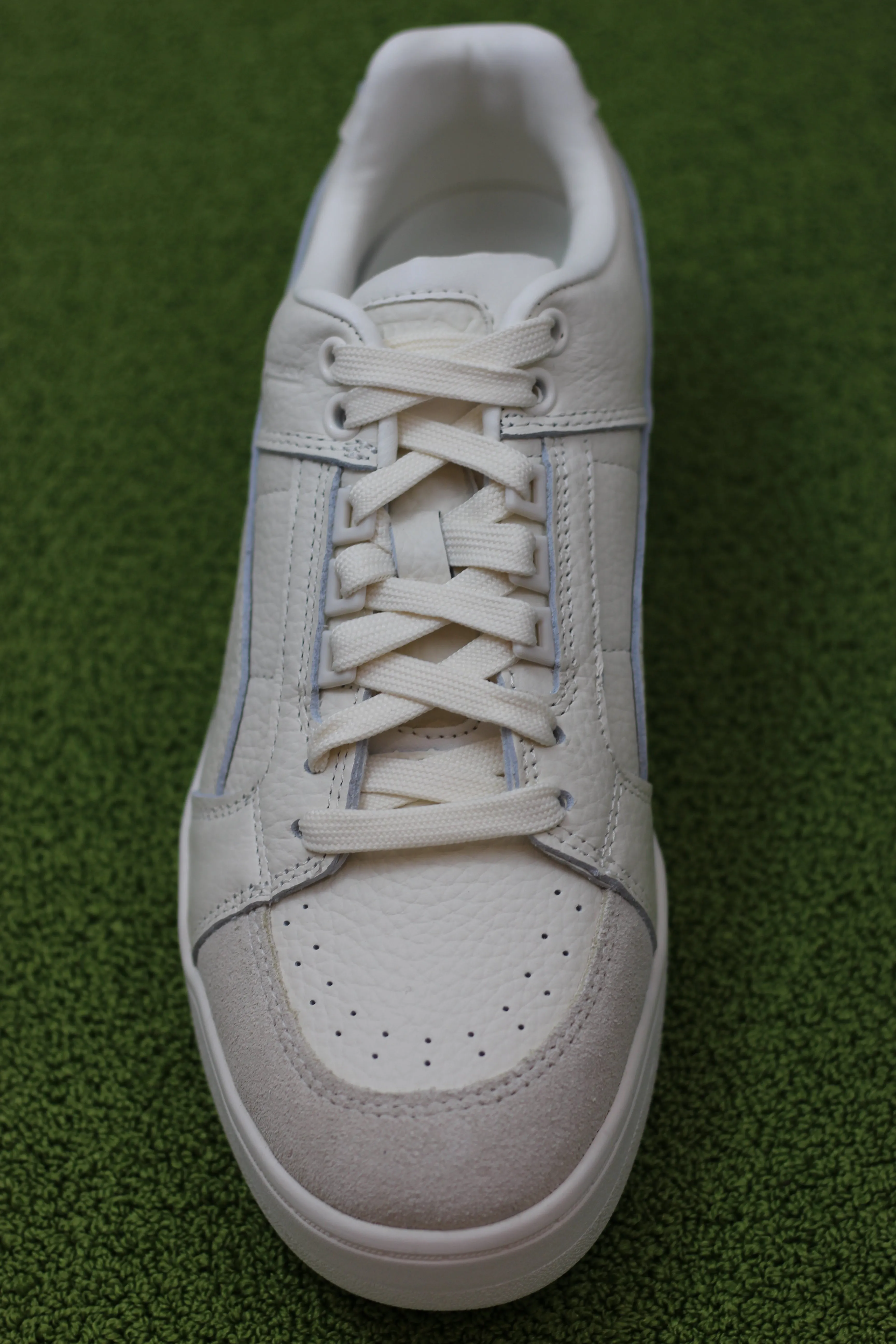 Unisex Slipstream Premium Sneaker - Frosted Ivory Leather/Suede