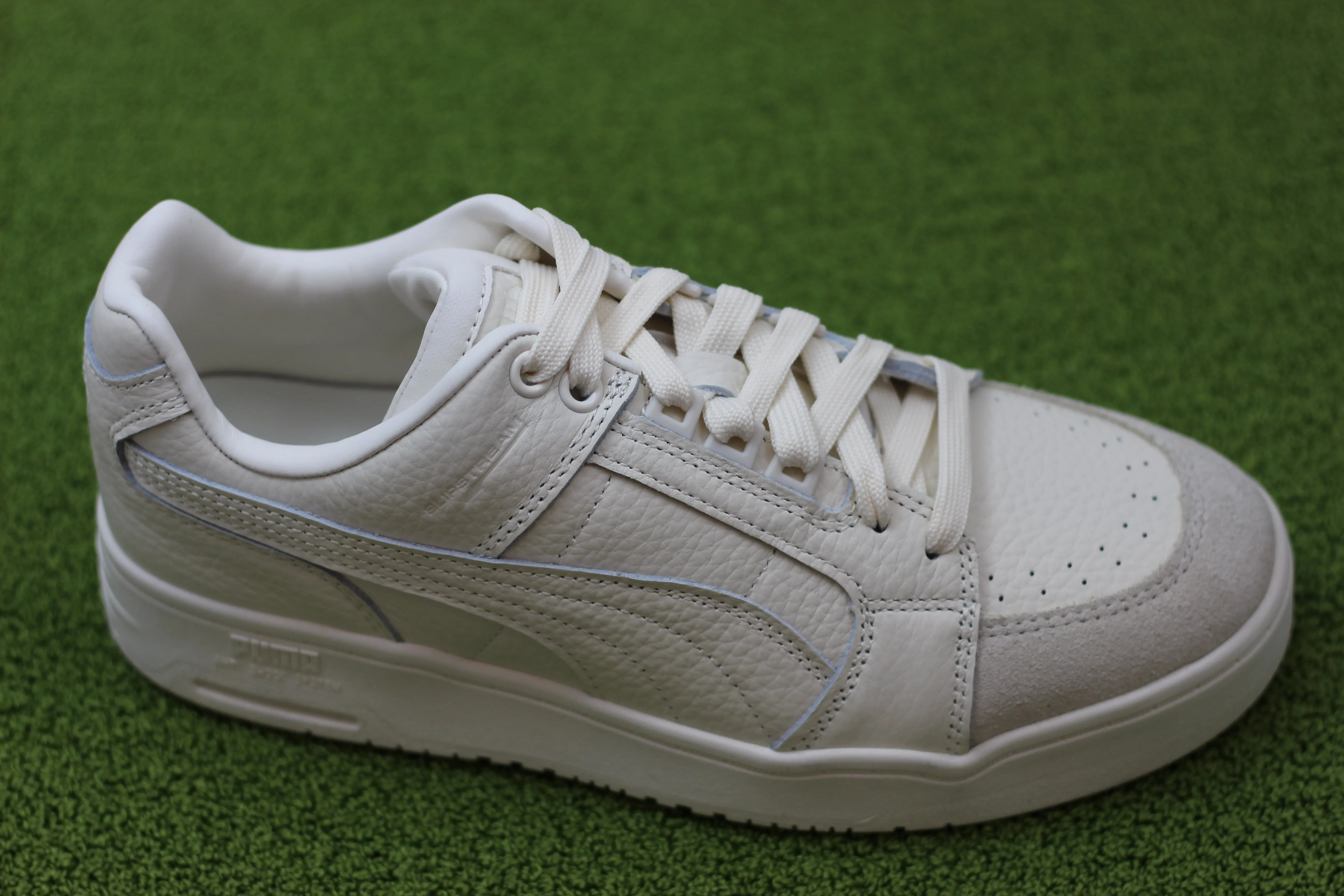 Unisex Slipstream Premium Sneaker - Frosted Ivory Leather/Suede