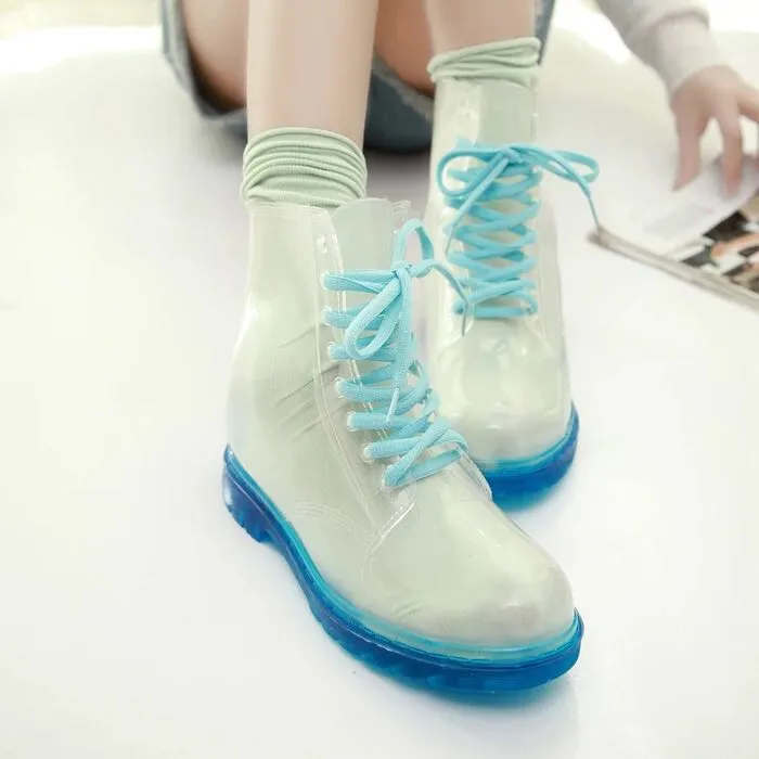 Uniwim Transparent Candy Color Rain Boots SE3990