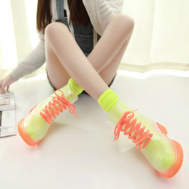 Uniwim Transparent Candy Color Rain Boots SE3990