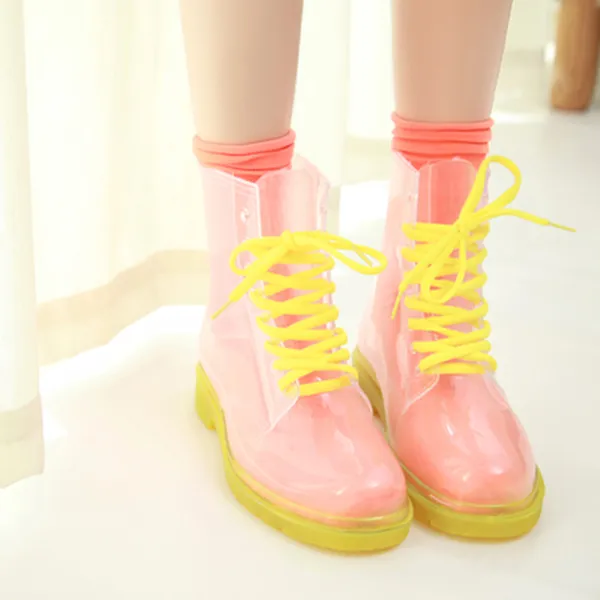 Uniwim Transparent Candy Color Rain Boots SE3990