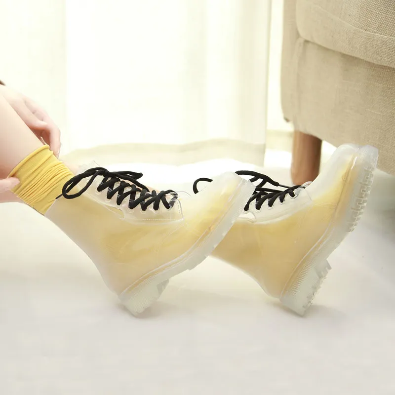 Uniwim Transparent Candy Color Rain Boots SE3990